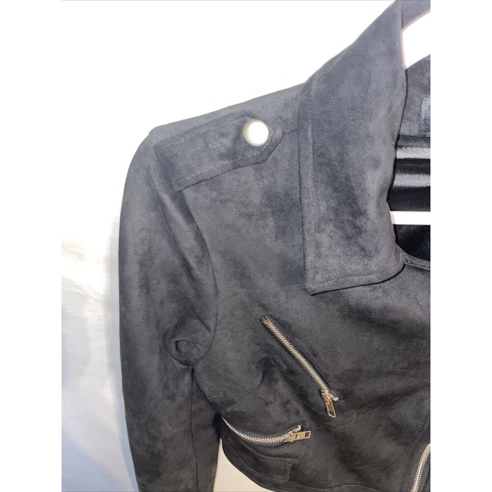 Kittenish Women’s Fashion Jacket Size X Small Black Party Going Out Streetwear - Picture 5 of 12